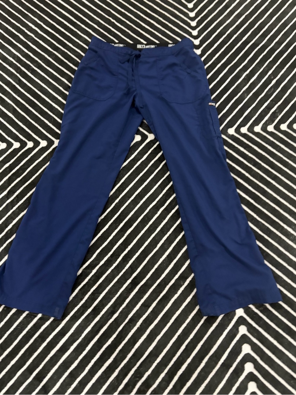 Grey’s Anatomy by Barco Navy Wide Leg Scrub Pants